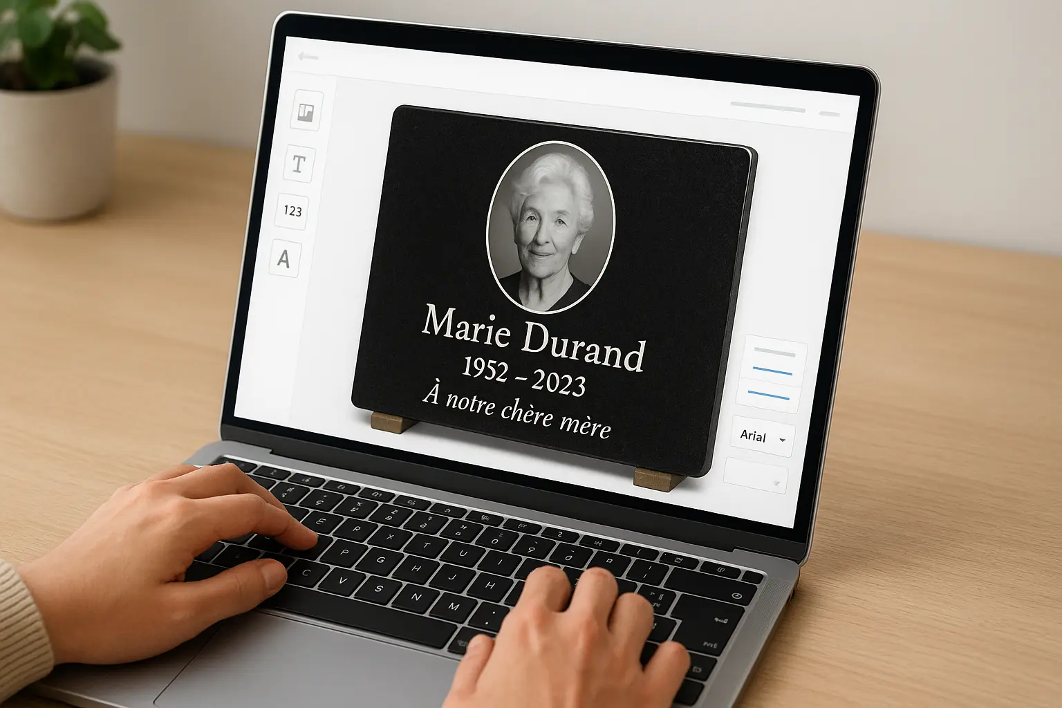 Comment fonctionne une plaque funéraire en ligne ?
