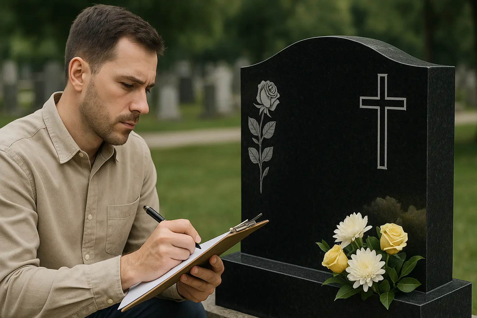 Quel message inscrire sur une plaque funéraire personnalisée ?