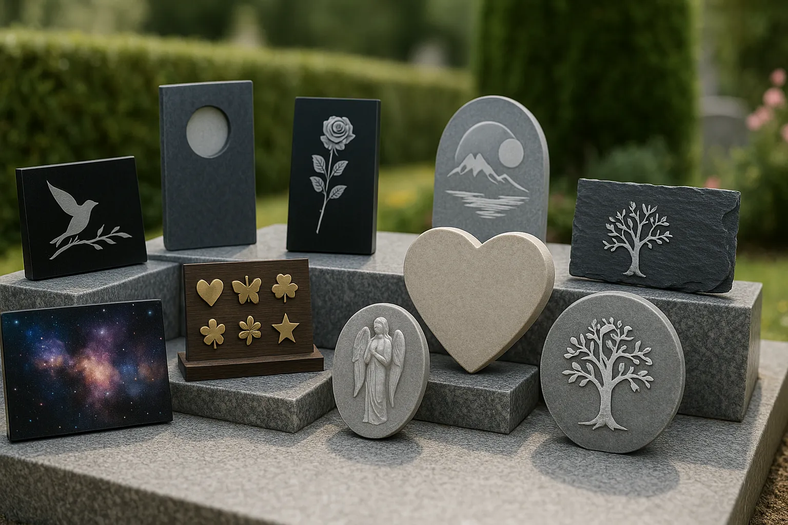 10 idées de plaque funéraire originales