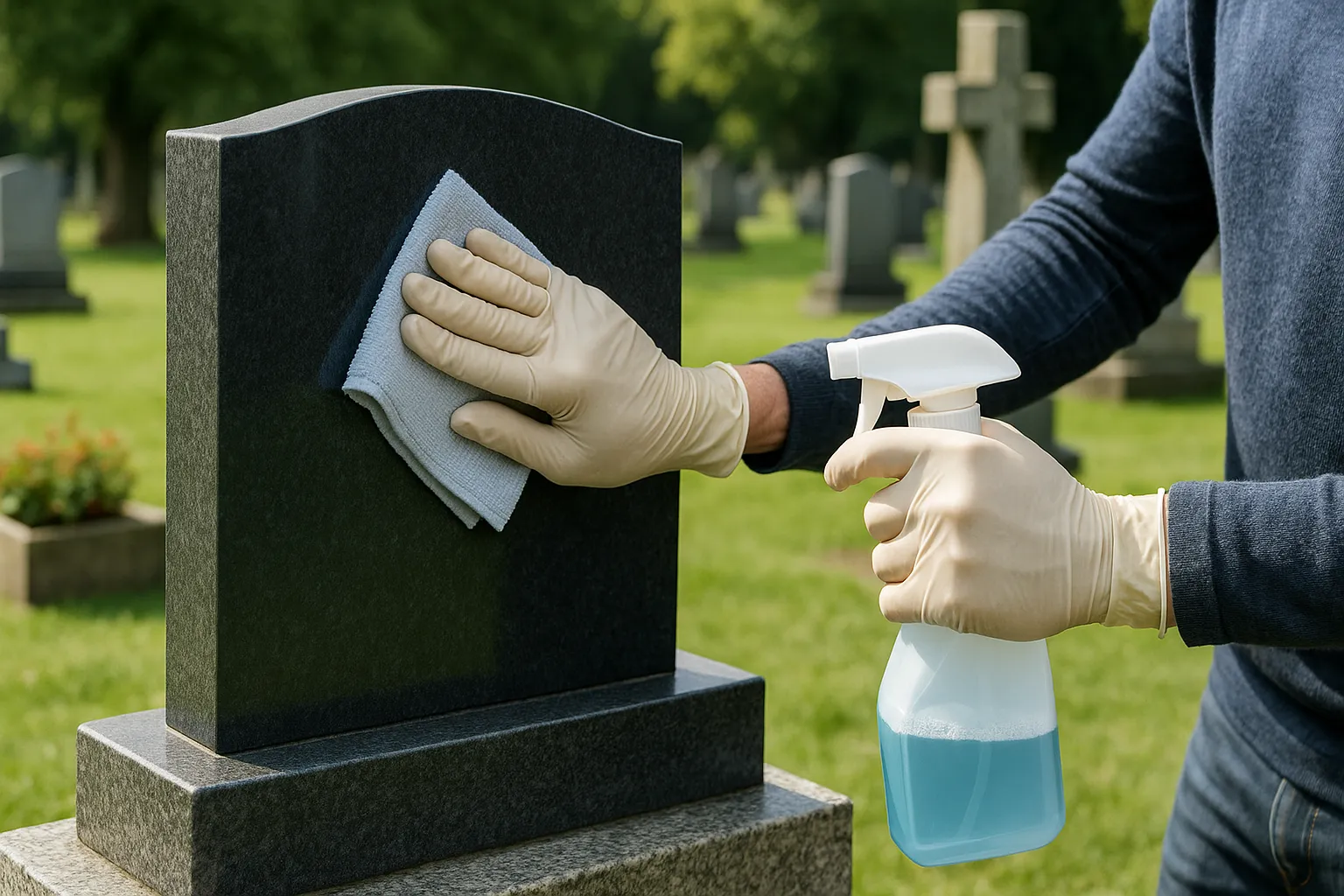 Comment entretenir une plaque funéraire dans le temps ?